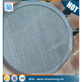 High quality 60 50 40 micron stainless steel coffee strainer/filter disc